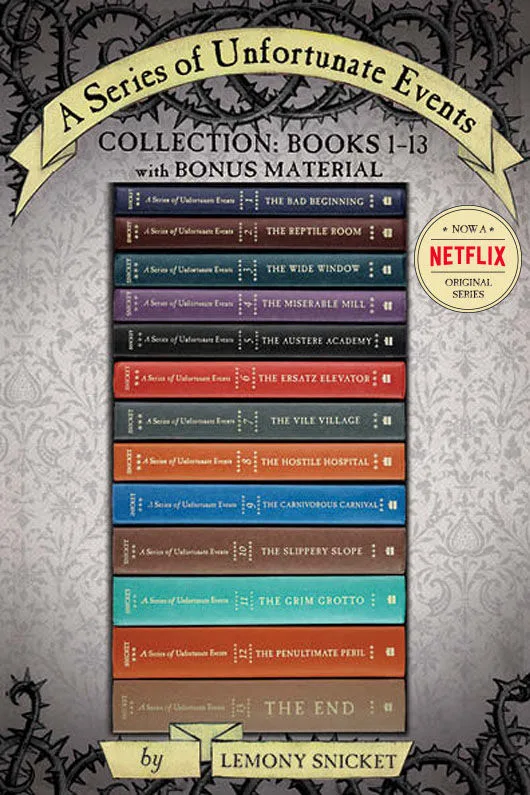 A Series of Unfortunate Events Complete Collection: Books 1-13: With Bonus Material