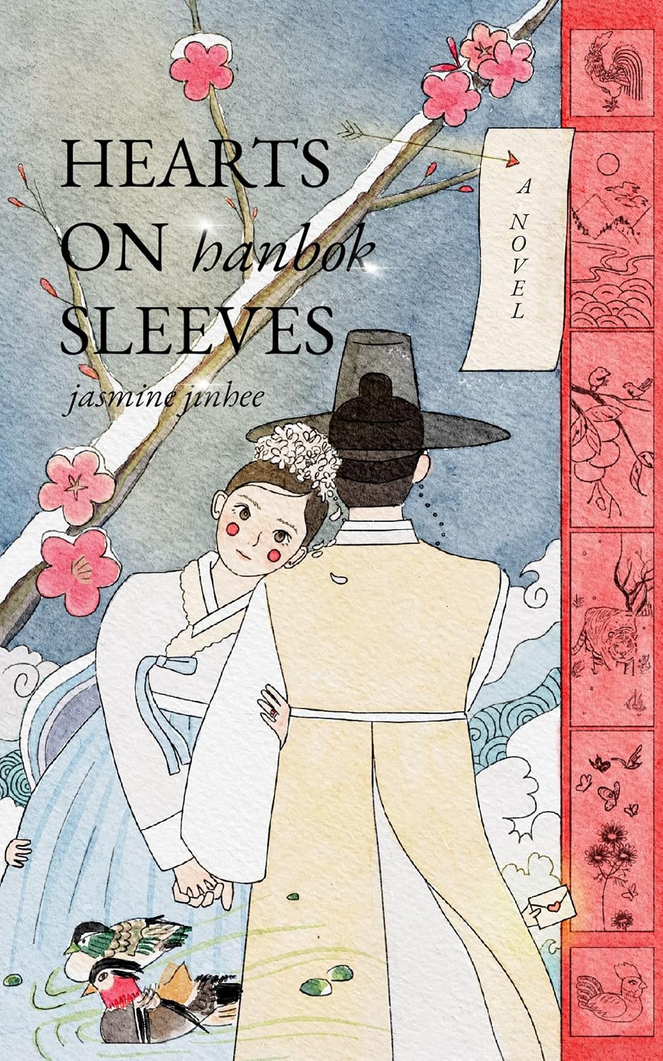 Hearts on Hanbok Sleeves