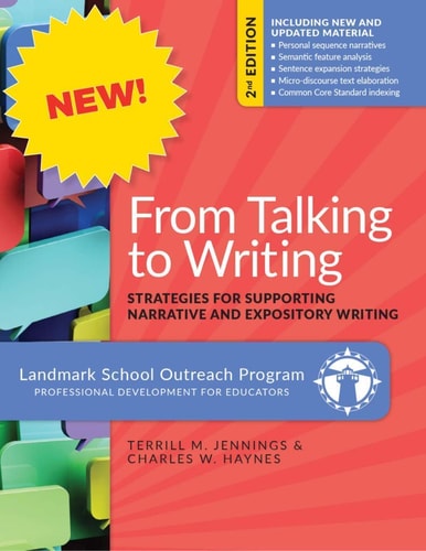 From Talking to Writing Strategies for Supporting Narrative and Expository Writing