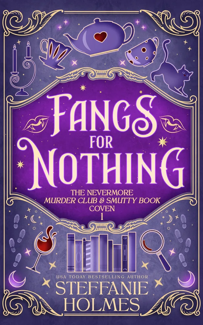 Fangs for Nothing (The Nevermore Murder Club and Smutty Book Coven 1)