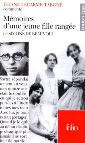 Mémoires d'une jeune fille rangée de Simone de Beauvoir